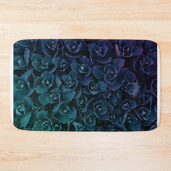 Item preview, Dark Succulent Pattern with Pink and Aqua Tones designed and sold by SkyeAndOxford.