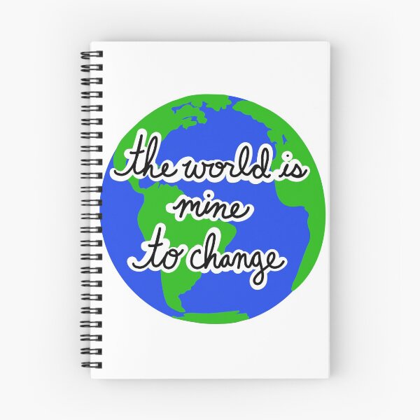 Item preview, The World is Mine to Change designed and sold by MsSeidenCreates.