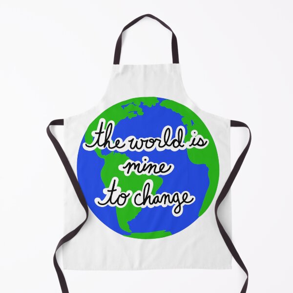 Item preview, The World is Mine to Change designed and sold by MsSeidenCreates.