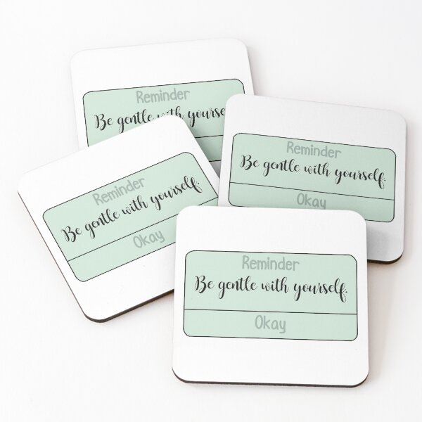 Item preview, Be Gentle With Yourself Reminder designed and sold by Hannah Grace Designs.