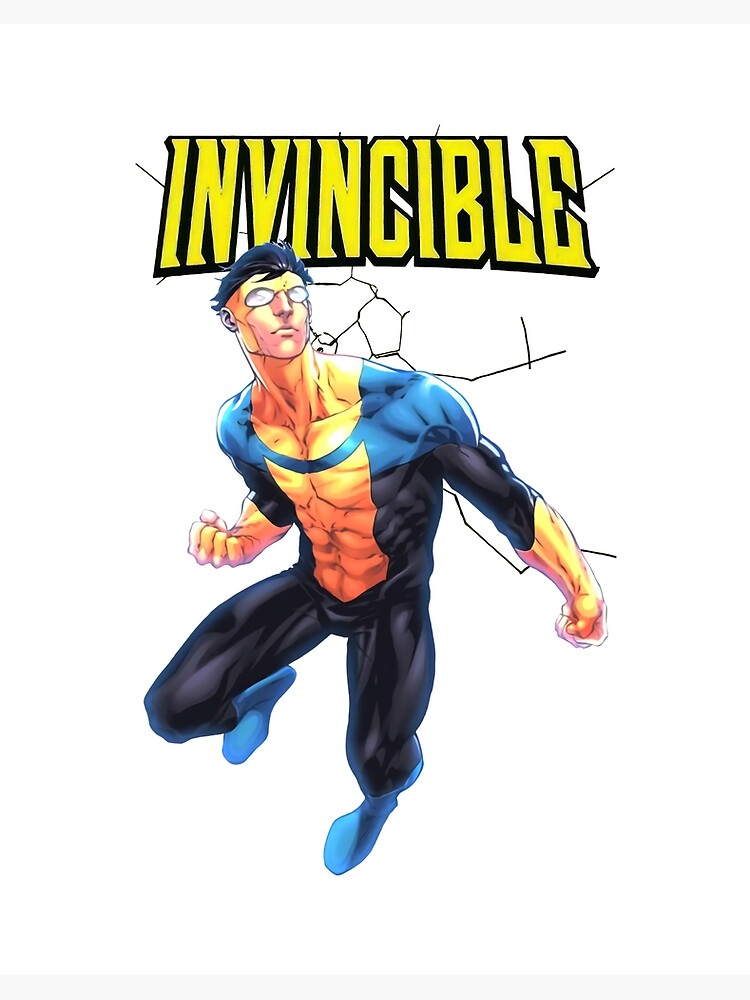 invincible comic man | Art Board Print