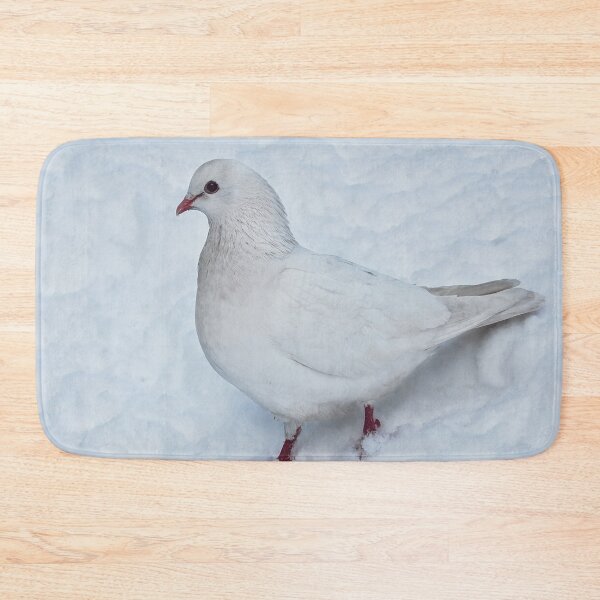 Item preview, White dove on snow designed and sold by Photostacia.