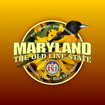 Artwork thumbnail, Maryland (state bird & flower) by curranmorgan