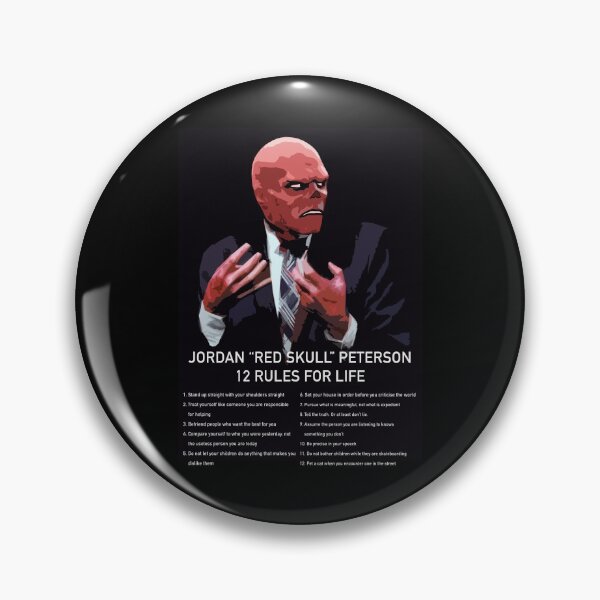 Item preview, Jordan Peterson, el cráneo rojo: 12 reglas para la vida designed and sold by JamiePullThatUp.