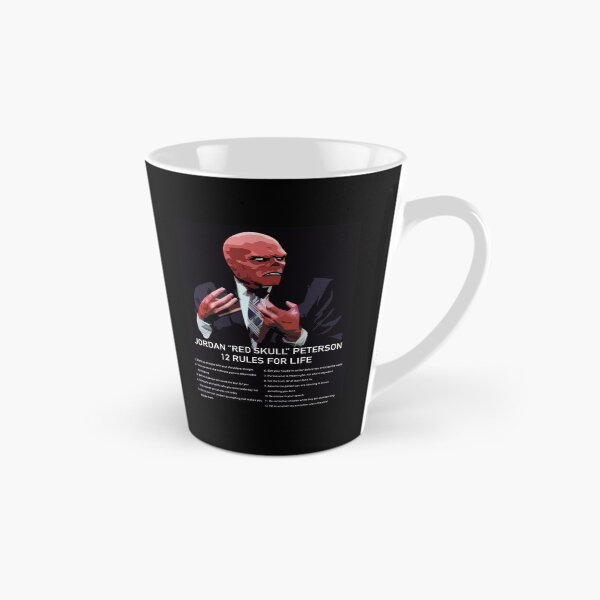 Item preview, Red Skull Jordan Peterson 12 Rules For Life designed and sold by JamiePullThatUp.