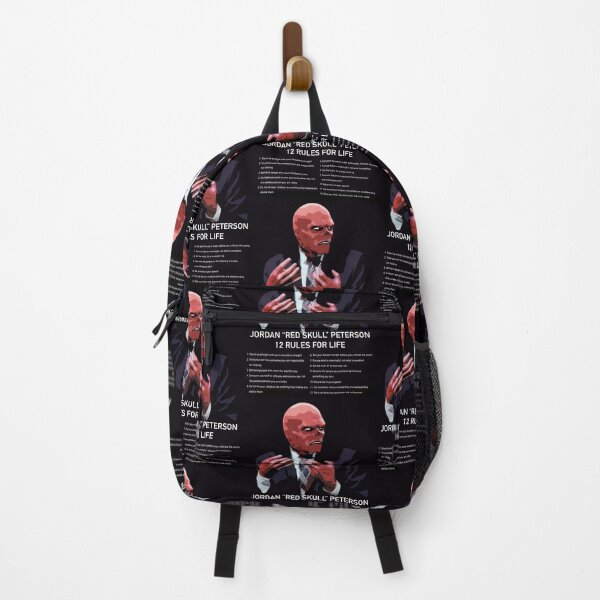 Item preview, Red Skull Jordan Peterson 12 Rules For Life designed and sold by JamiePullThatUp.