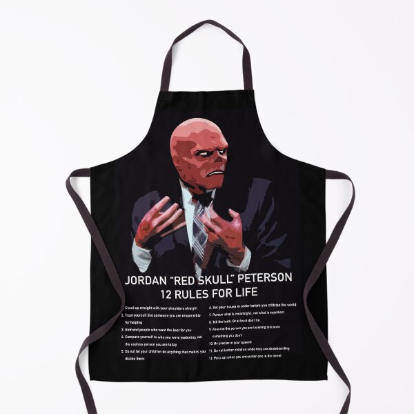 Item preview, Red Skull Jordan Peterson 12 Rules For Life designed and sold by JamiePullThatUp.