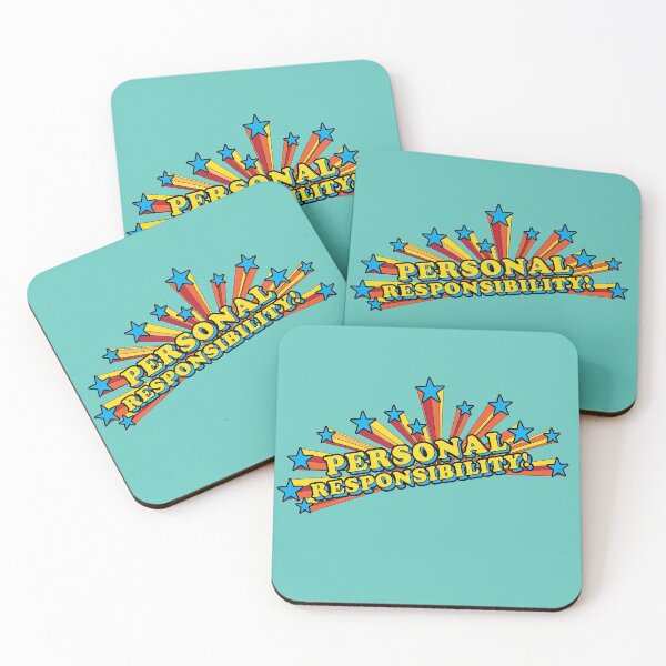 Item preview, Personal Responsibility 70's Blue & Yellow designed and sold by Radial Designs.
