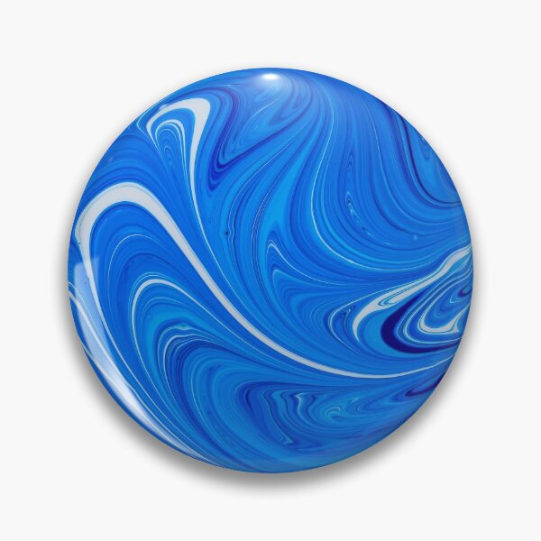 Item preview, Abstract blue and white paint swirls designed and sold by Photostacia.