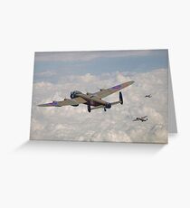 RAF Lancaster - Conclusion Greeting Card