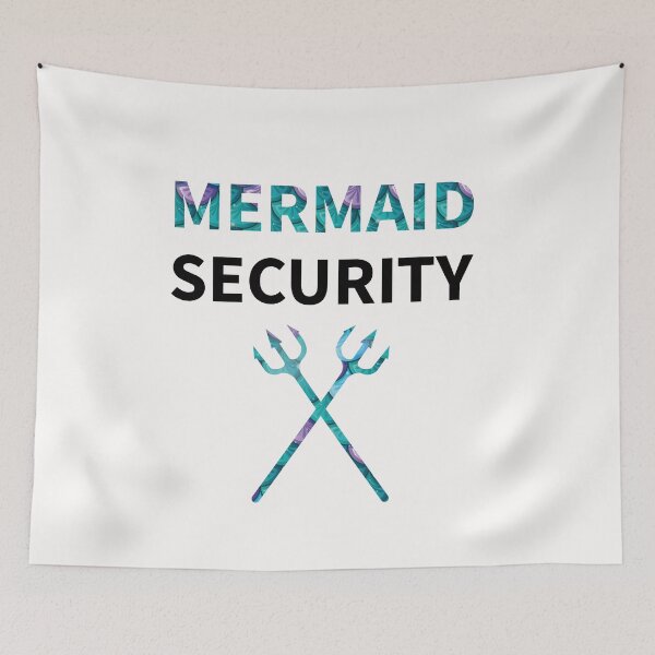 Item preview, Mermaid Security: Mermaid Birthday Party designed and sold by YOUR SHOP.