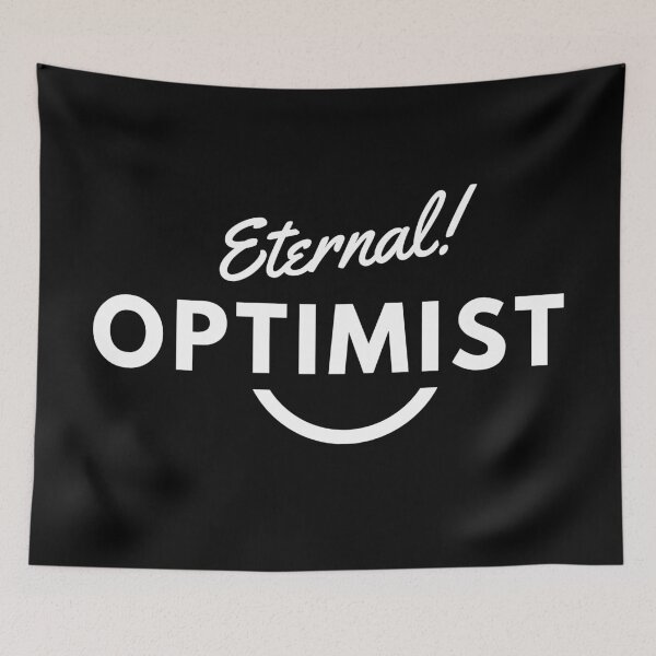 Item preview, Eternal Optimist Essential Smile | Optimistic Happiness Funny Quote Tee designed and sold by knapst.