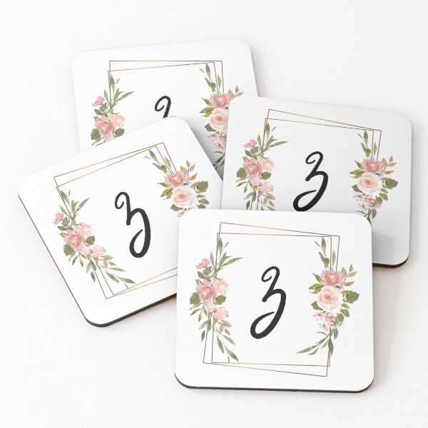 Item preview, Floral letter Z monogram designed and sold by JustSeasons.