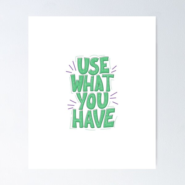 Item preview, Use What You Have designed and sold by Elastore.