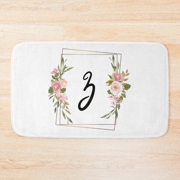 Item preview, Floral letter Z monogram designed and sold by JustSeasons.