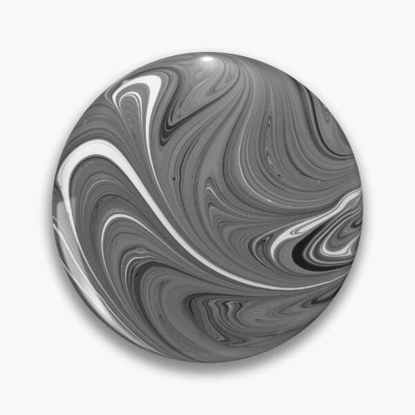 Item preview, Abstract black and white paint swirls designed and sold by Photostacia.