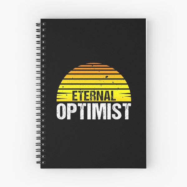 Item preview, Eternal Optimist Retro Vintage Yellow Sunset | Optimistic Happiness Funny Quote Tee designed and sold by knapst.