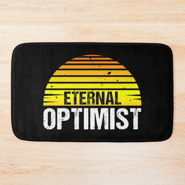 Item preview, Eternal Optimist Retro Vintage Yellow Sunset | Optimistic Happiness Funny Quote Tee designed and sold by knapst.