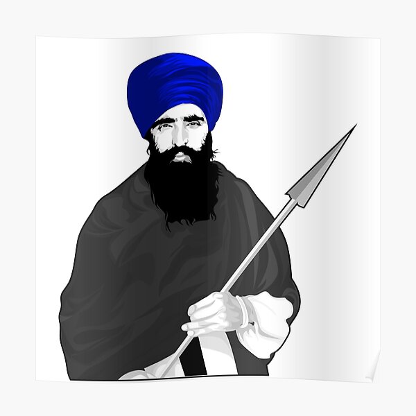 Sant Jarnail Singh Bhindranwale Posters | Redbubble