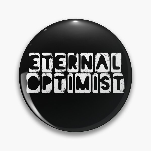 Item preview, Eternal Optimist Vintage White | Optimistic Inspirational Motivational Quote Tee designed and sold by knapst.