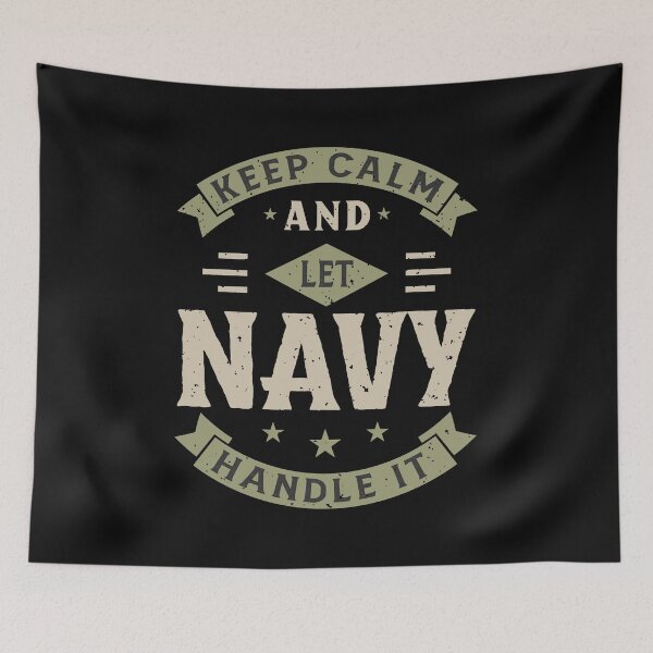 Item preview, Keep Calm And Let Navy Handle it designed and sold by JobSmith.