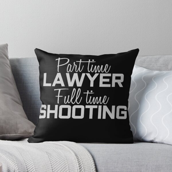 Item preview, Part time lawyer, Full time shooting | best gift for a lawyer who loves guns designed and sold by Awesome 4 all.