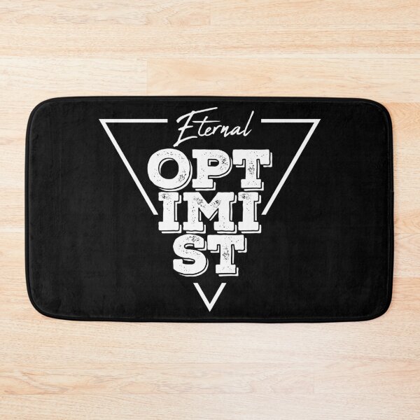 Item preview, Eternal Optimist Triangle | Optimistic Happiness White Quote Tee designed and sold by knapst.