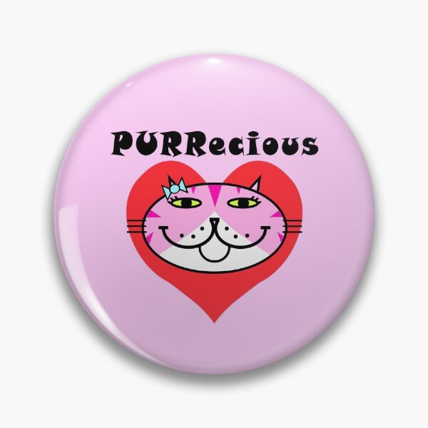 Item preview, PURRecious - Pink Stripe designed and sold by RawSunArt.