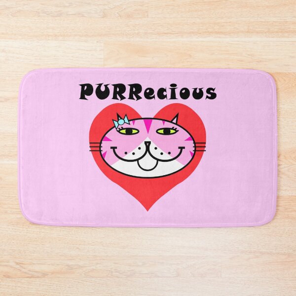 Item preview, PURRecious - Pink Stripe designed and sold by RawSunArt.