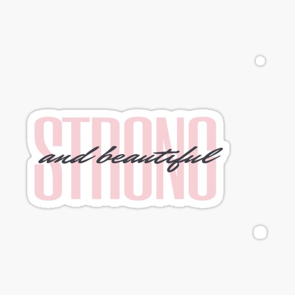 Item preview, Strong and Beautiful designed and sold by GwagyArt.