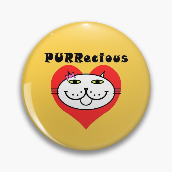 Item preview, PURRecious - White Cat designed and sold by RawSunArt.