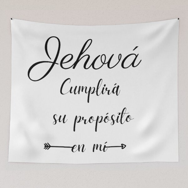Item preview, Jehovah will fulfill his purpose in me. Psalm 138: 8 designed and sold by Fe-En-Cristo.