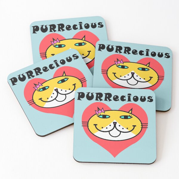 Item preview, PURRecious - Yellow Tuxedo Cat designed and sold by RawSunArt.