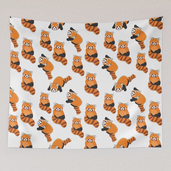 Item preview, Red Panda Pattern designed and sold by virillanissa.