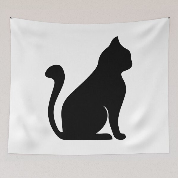 Item preview, Elegant black cat posing designed and sold by Ingenio-DG.