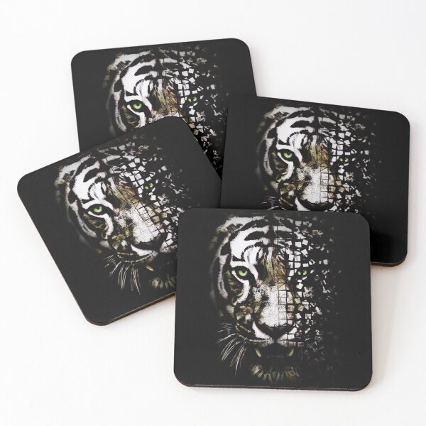 Item preview, Shattered White Tiger  designed and sold by Heathermarie321.