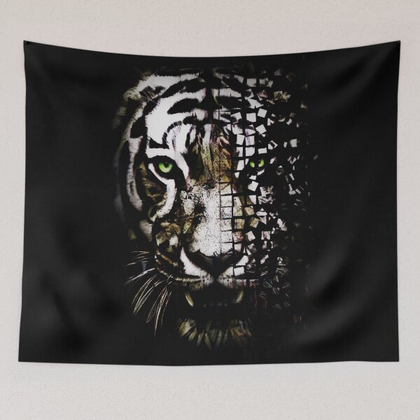 Item preview, Shattered White Tiger  designed and sold by Heathermarie321.