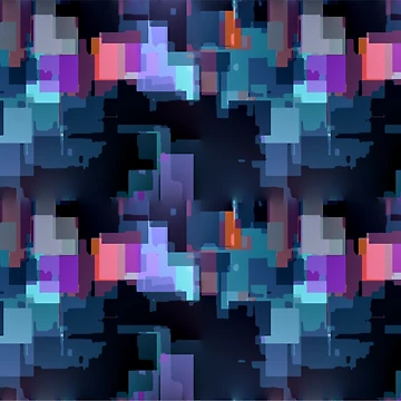 Artwork thumbnail, Abstract Block Pattern by Reverie214