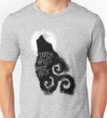 Camiseta unisex manada de lobos