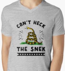 Can't Heck The Snek T-Shirt Men's V-Neck T-Shirt