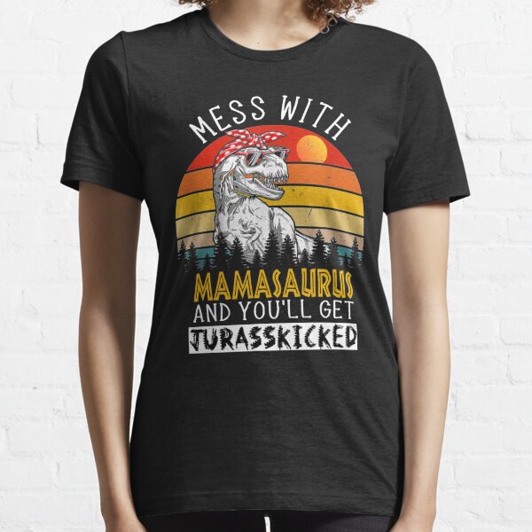 Mamasaurus T Rex Dinosaurio Mama Saurus Rex Graciosa Mujer Camiseta