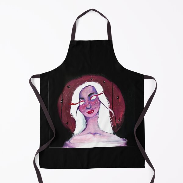 Item preview, Girl with white hair under a red moon designed and sold by Pratyasa.