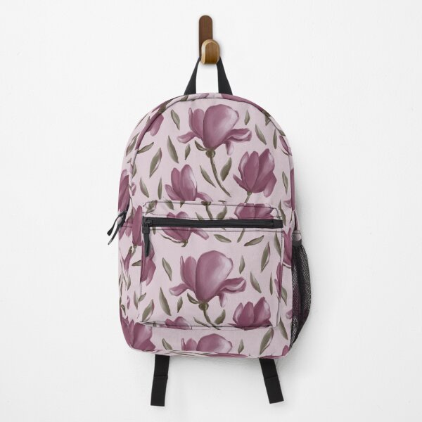 Item preview, Pink Magnolia seamless pattern - oil digital painting designed and sold by Arteeva.