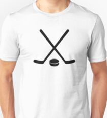 Hockey sticks puck Unisex T-Shirt