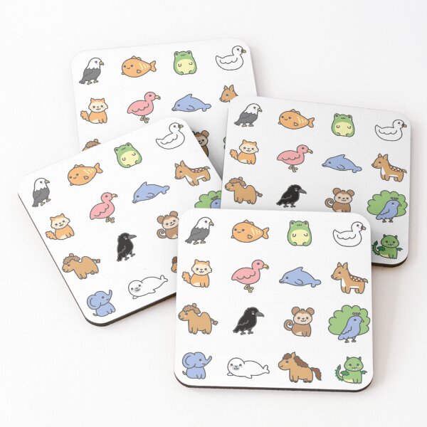Item preview, Kawaii animals from yoga poses designed and sold by AgusCami.