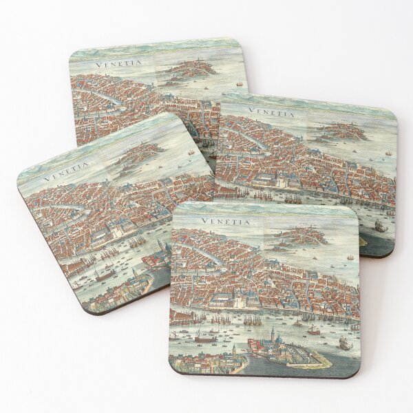 Item preview, Bird's Eye of Venice - Italy, 1636 by Merian designed and sold by nextstepdesigns.
