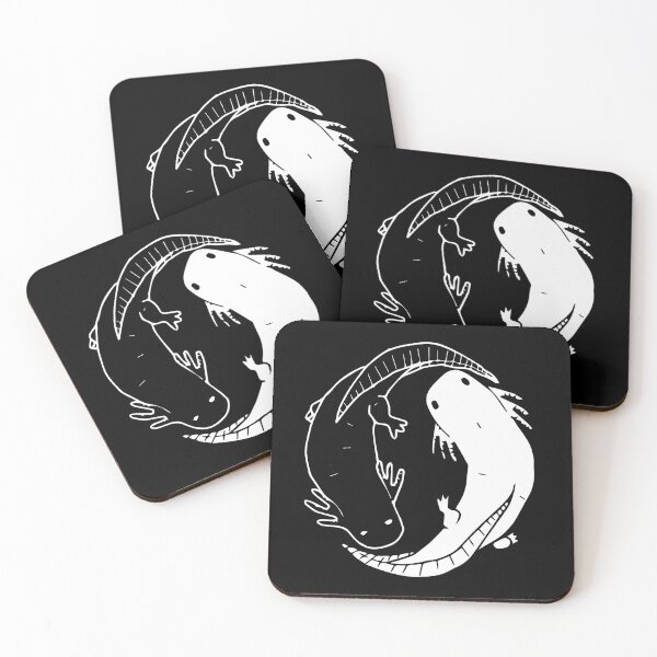 Item preview, Axolotl Yin Yang designed and sold by quintymoda.