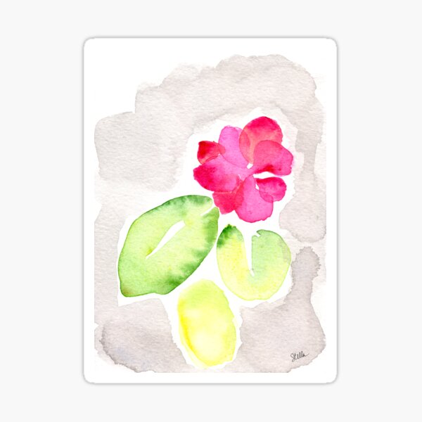 Pink Flower Sticker