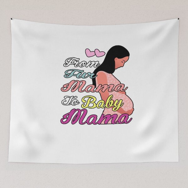 Item preview, from fur mama to baby mama, funny quote designed and sold by ArtDeziGn.