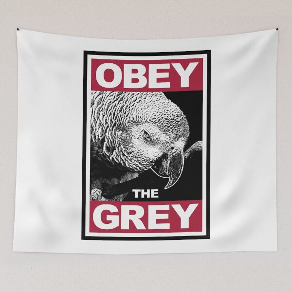 Item preview, Obey the Grey Parrot designed and sold by Alienphysique.